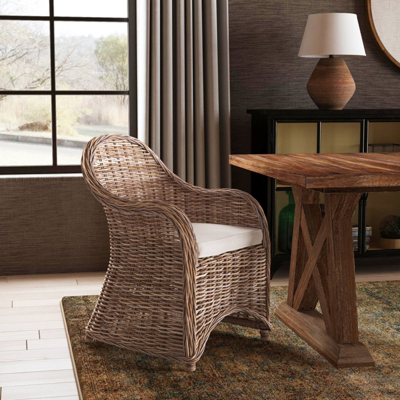 Fauteuil Attina, Marron clair