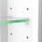 Frontline Shaker Recessed Frameless 1 Door Medicine Cabinet with Adjustable Shelves-72384335-79805693