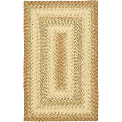 Alaw Striped Rust/Multi Indoor/Outdoor Rug