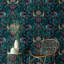 Arcadia Collection Damask Bird Medallion Wallpaper Roll-1121949212