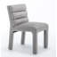 Chaise d'appoint rembourrée en velours Cowger-1219984004