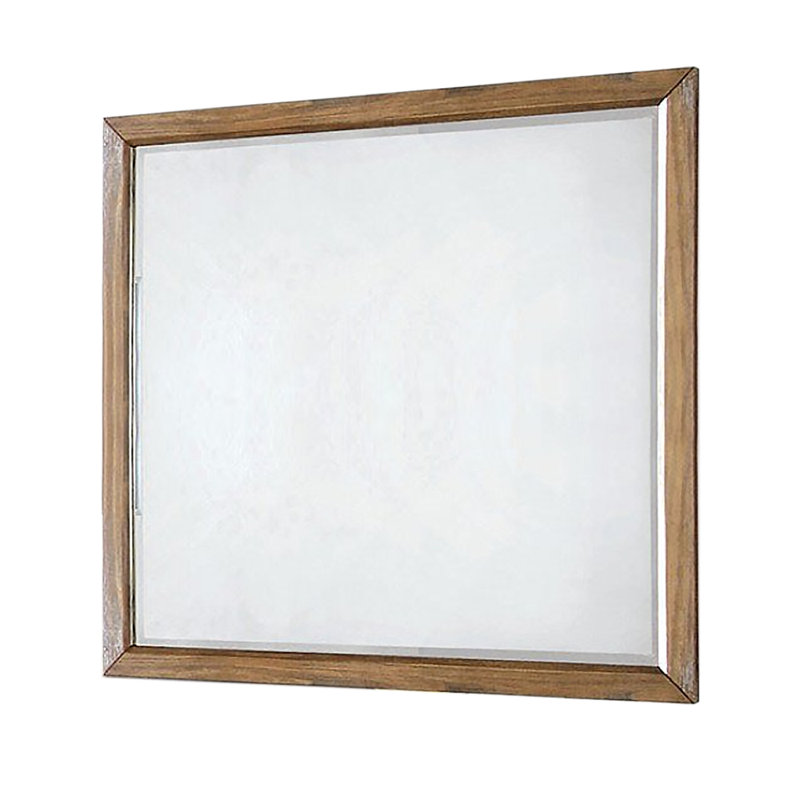 Miroir Leeander en bois de pin récupéré