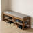 2-Tier Wooden Shoe Bench With Cotton-Linen Cushion – Simple Modern Storage, 550 Lbs Capacity-1563613349