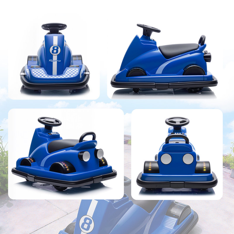 HOMCOM Battery Powered Ride On, Blue