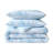Laura Ashley Anja Textured Toile Blue Comforter Bonus Set-113930618-113930626