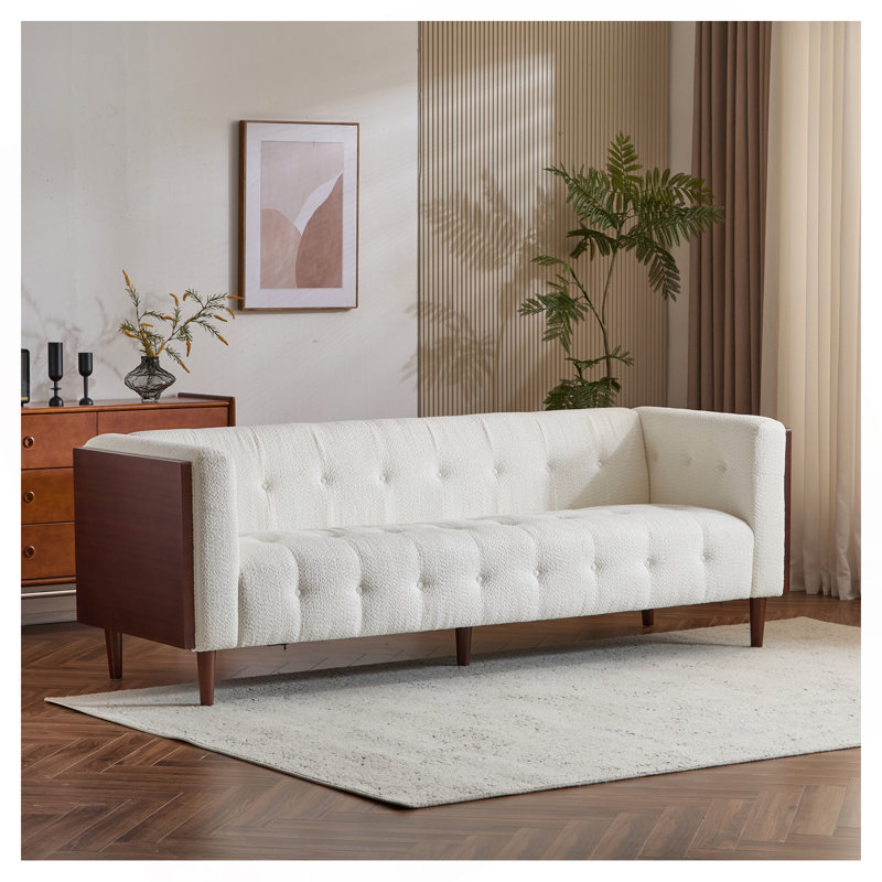 Canapé 3 places (69871.00A _69871.00B), Beige, Brun