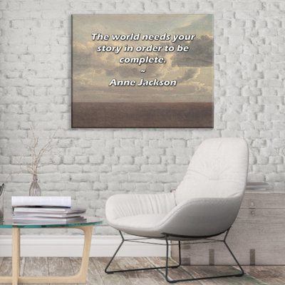 Astoria Grand Gallery Wrapped Canvas By Ten Bears: "Its sad that governments are chiefed by the doubl