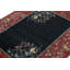 Rug & Kilim’S Chinese Art Deco Rug In Red & Black With Colorful Florals-1526750232