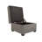62cm Wide Tufted Square No Pattern Footstool Ottoman with Storage-1739975148