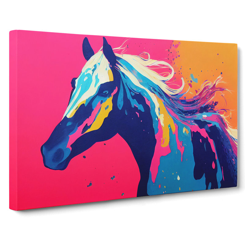 Horse Splash Vol.1 - Wrapped Canvas, 40cm H x 60cm W x 3cm D