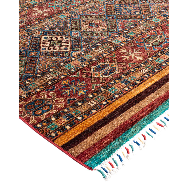 One-of-a-Kind Rectangle 8'2" X 10'3" Hand Knotted Area Rug