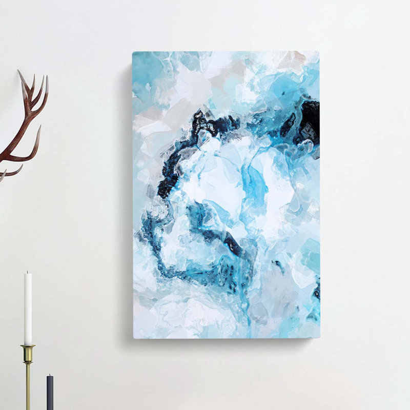 Reflecting On The Love In Abstract - Wrapped Canvas, 91cm H x 60cm W x 3cm D