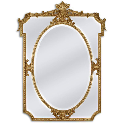 Miroir d’appoint en verre biseauté Royal de France