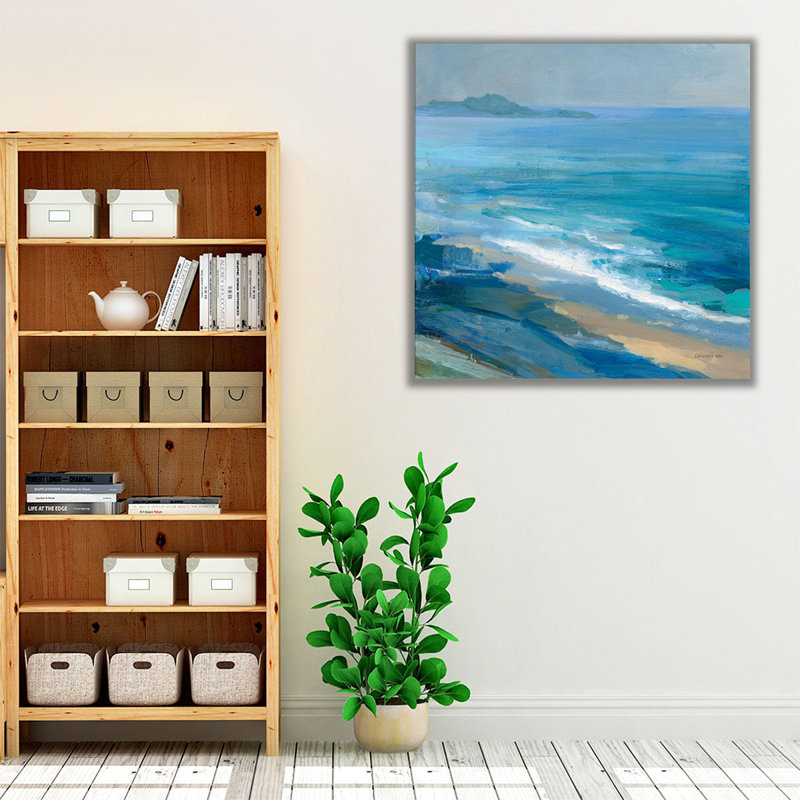 Rocky Shoreline II - reproduction d'art sur toile, H 40 po x l 40 po