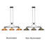 Luminaire suspendu 3 lumières Wilmot Mission