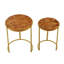 Ensemble de tables de bout Nesting Burlwood