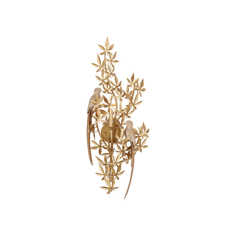 Aviary Gold Wall Sconce
