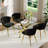 5-Piece Rectangle Glass Dining Table Set-291063196-291063168-291063171