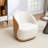 Stith Velvet Upholstered Swivel Barrel Chair-377983955