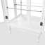Vitrine lumineuse Curio avec tablettes réglables, portes en verre trempé-893545420