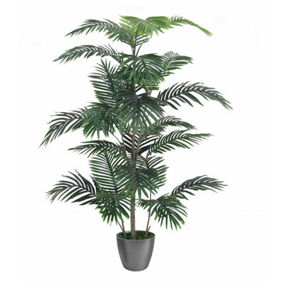 Faux Palm Plant in Planter