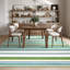 Grands tapis de ferme abstraits pour la chambre à coucher sous la table de salle à manger-587650799