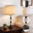 Morkus 25.5" Crystal Table Lamp with 3-Way Dimmable Light and USB Type-C Ports-1886272826
