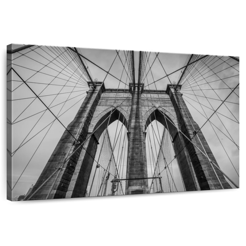BW Brooklyn Bridge, New York, H 30 po x l 45 po