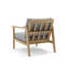 Ensemble de conversation teck avec coussins sunbrella 3 pièces relaxing deep Thorin