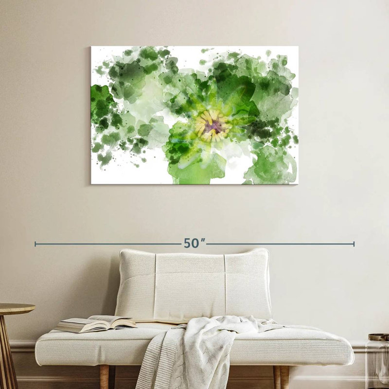 Vert floral Avery, H 26 po x l 39 po