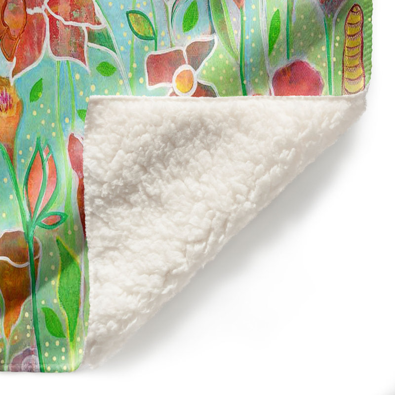 Couverture douce sherpa à voix douce, l 68 po x L 80 po