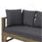 Kamita 79.5'' Acacia Outdoor Patio Daybed