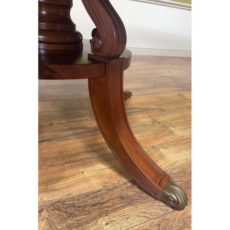  Round Mahogany Dining Table Seats 10-12 People