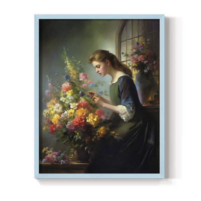 Reproduction encadrée WOMEN Series CDxxxv - bois massif