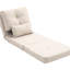 Espace de vie de la chaise à bascule: réglable, pliable, lin beige
