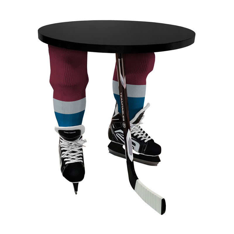 Table de bout à 3 pieds, Noir, Noir, Avalanche du Colorado