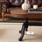 Solid wood retro-style sofa