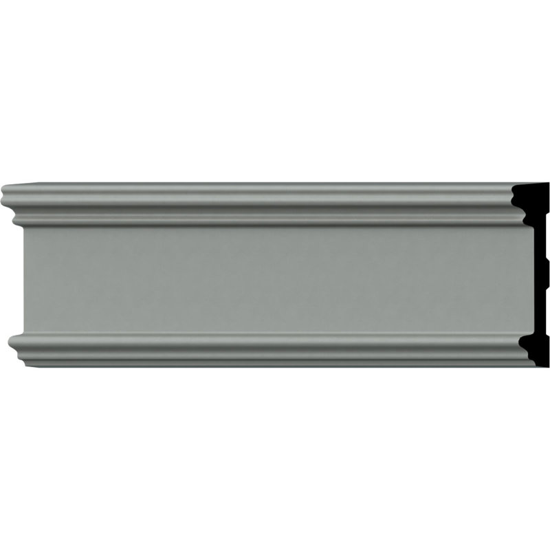 Primed White Polyurethane Bedford Chair Rail Moulding Set