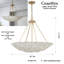 Luminaire suspendu 6 lumières 28 "Coastlyn-116415993-116415991-116415990