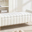 Banc de rangement capitonné avec dessus en bois 63,3 po-1235082427