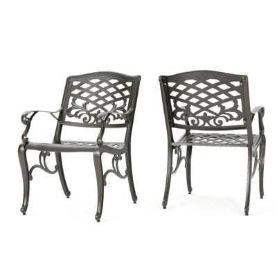 Chaise avec accoudoirs (ensemble de 2)