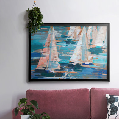 Pop Regatta I, reproduction d'art sur toile