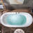 72" Whirlpool Water Jetted & Air Bubble Freestanding Heated Soaking Bathtub with LED Control Panel-98078236