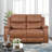 Jhayla 61" W Faux Leather Manual Recliner Loveseat-988103694