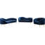 Causeuse courbée en velours 67 po Shurtz-273919139
