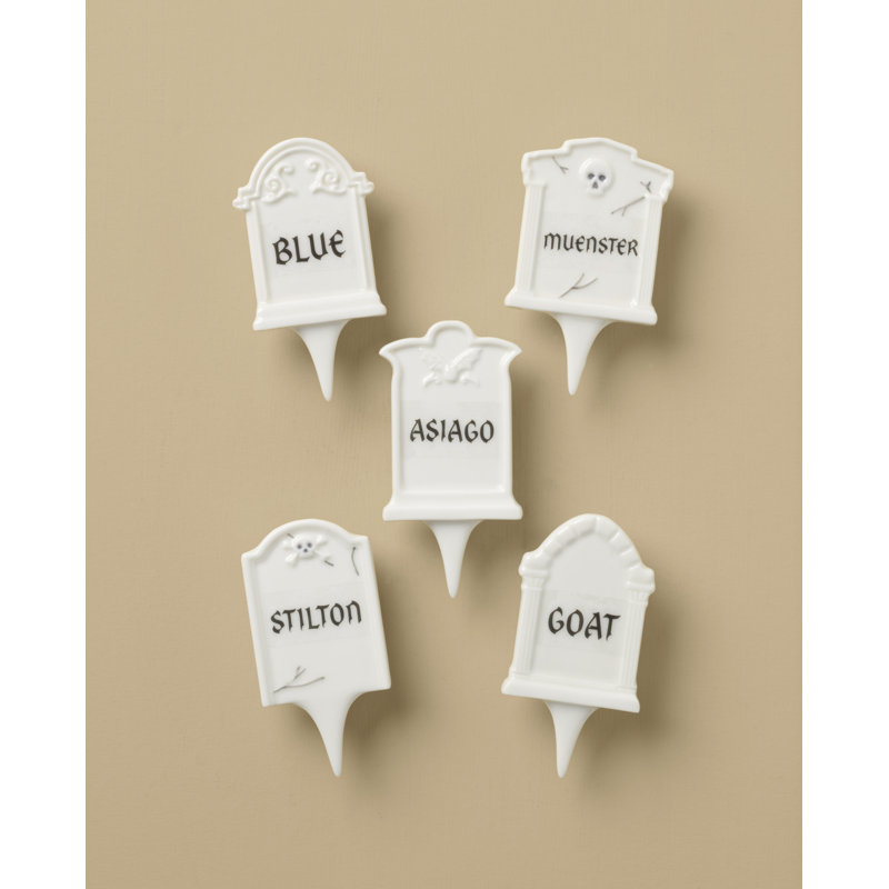 Lenox Headstone Cheese Markers 5-Piece Set