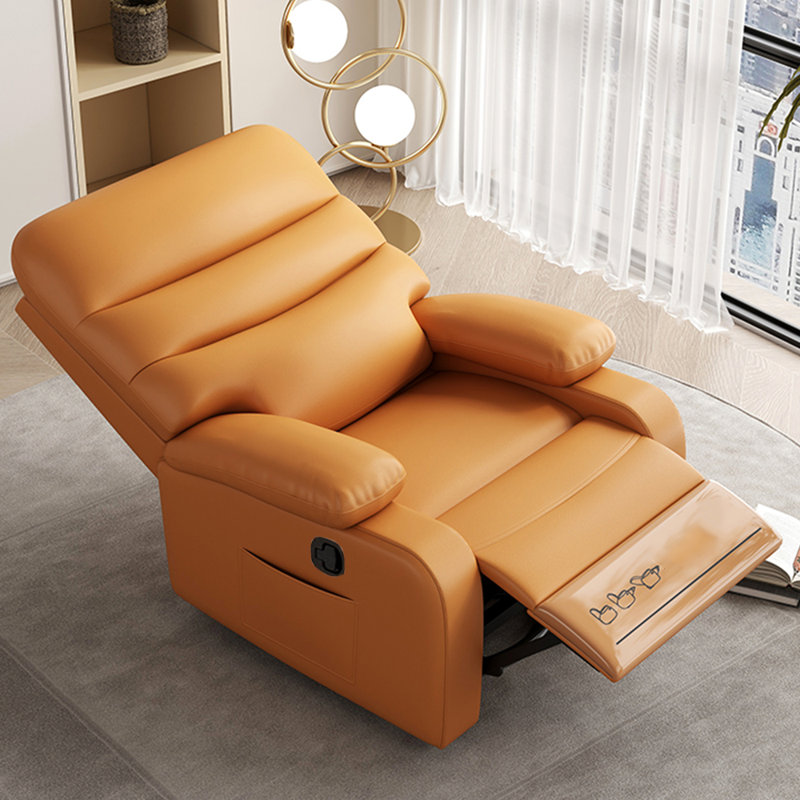 Fauteuil inclinable manuel ergonomique, Orange