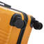 20 po / 24 po / 28 po 3 pièces / ensemble en valise à roulettes ABS, valise de cabine, couleur assortie, serrure à combinaison TSA (noir et orange)