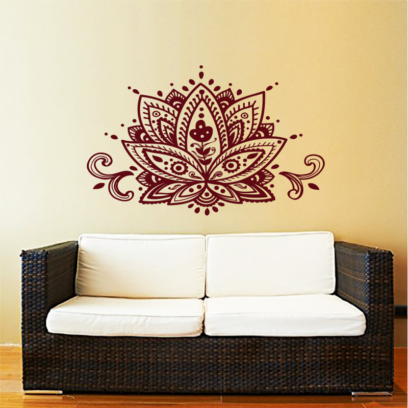 Religious & Spiritual Non-Wall Damaging Wall Decal, Brown