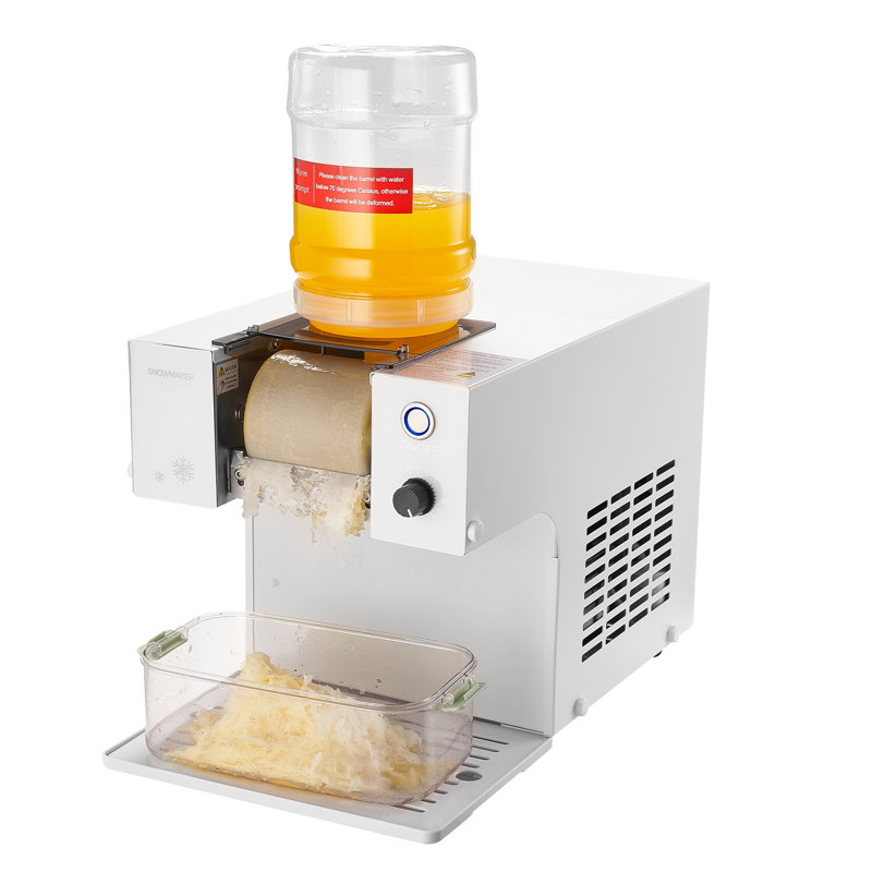 Machine à glaçons électrique en forme de flocon de neige avec contrôle de vitesse réglable, machine à glaçons en acier inoxydable pour bar et fête